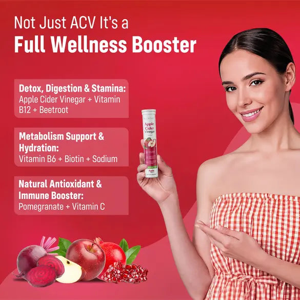 Sainebio Apple Cider Vinegar Effervescent Tablets