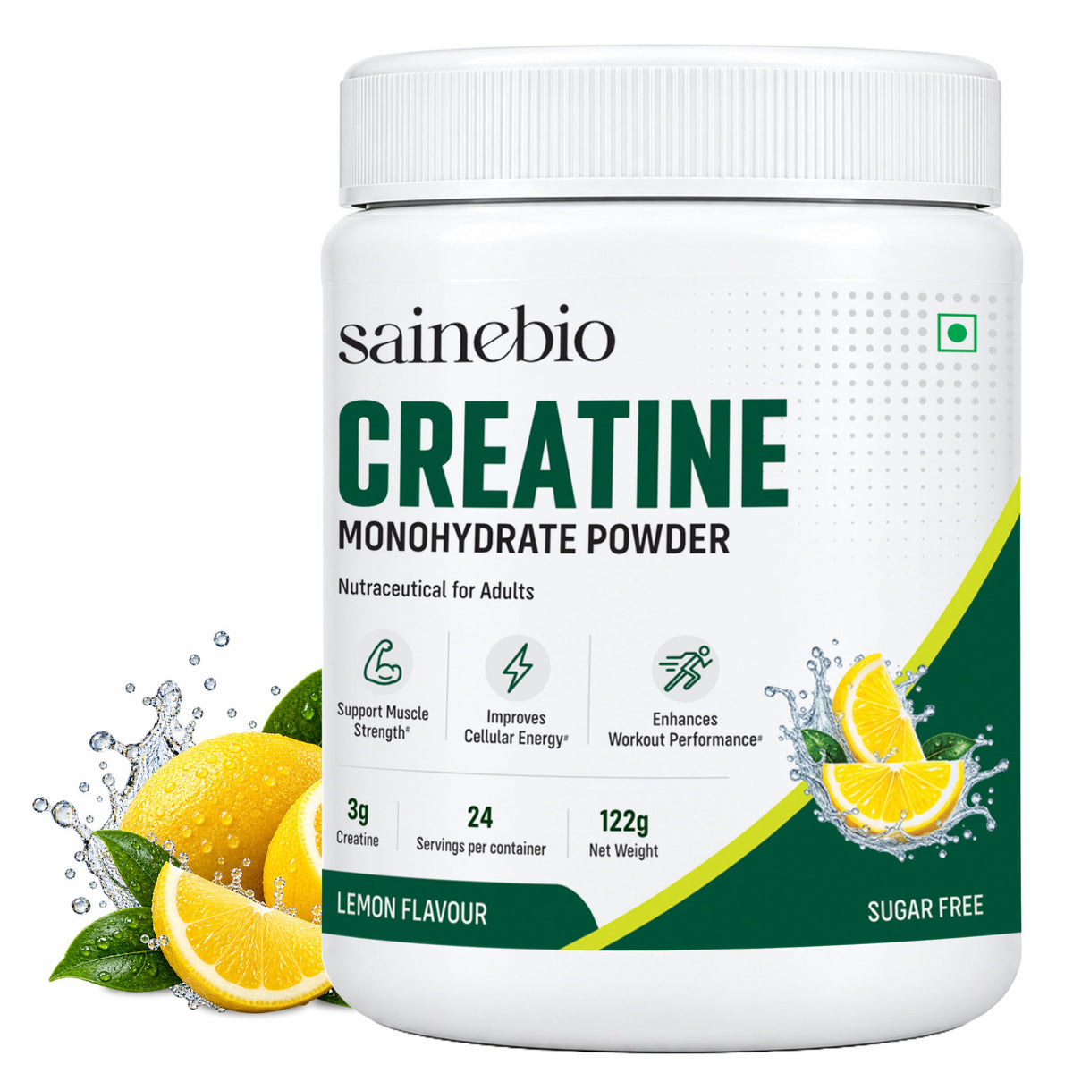 Sainebio Creatine Monohydrate Powder