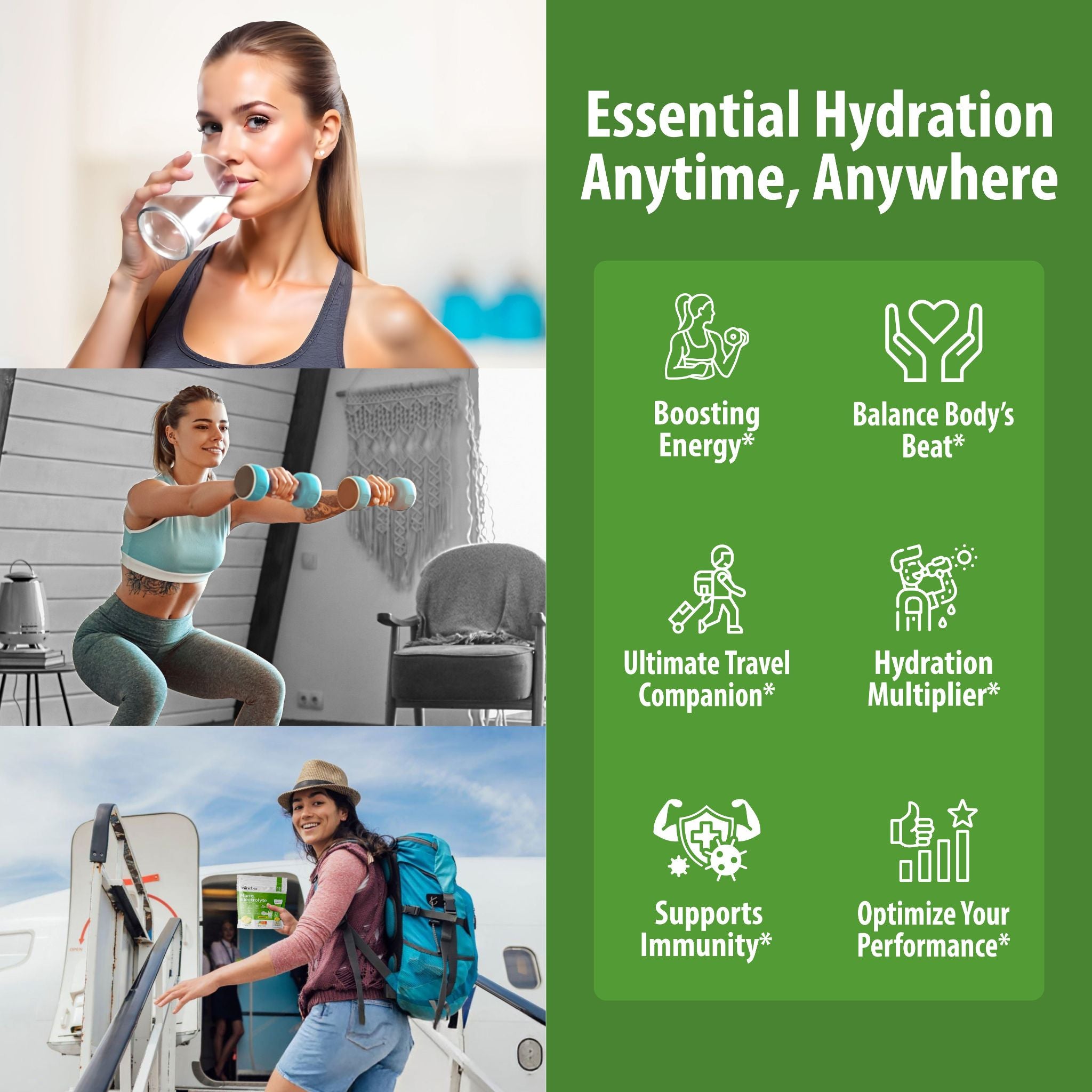 Sainebio Nano Electrolyte Powder Lemon Flavour