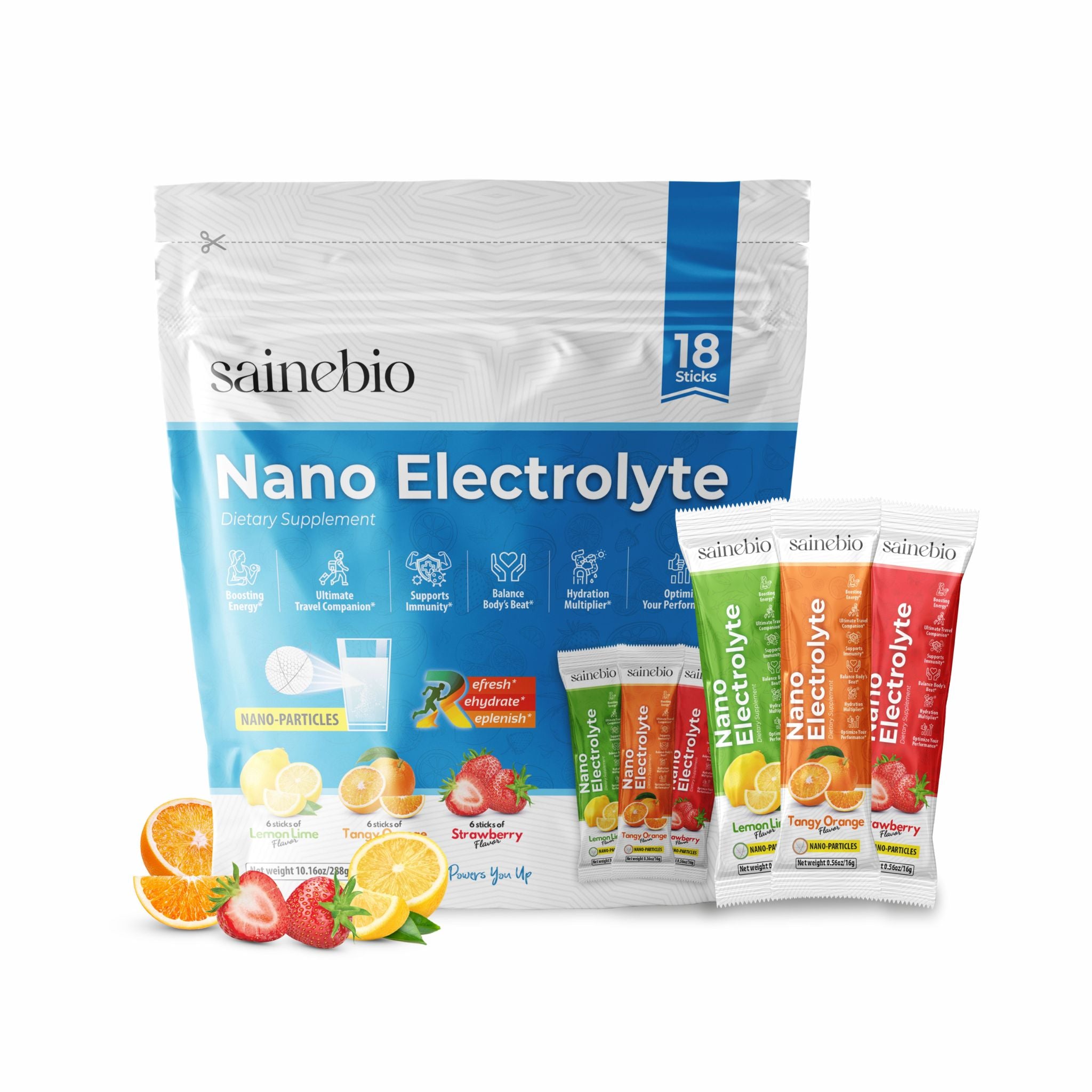 Sainebio Nano Electrolyte Powder Mix Flavour