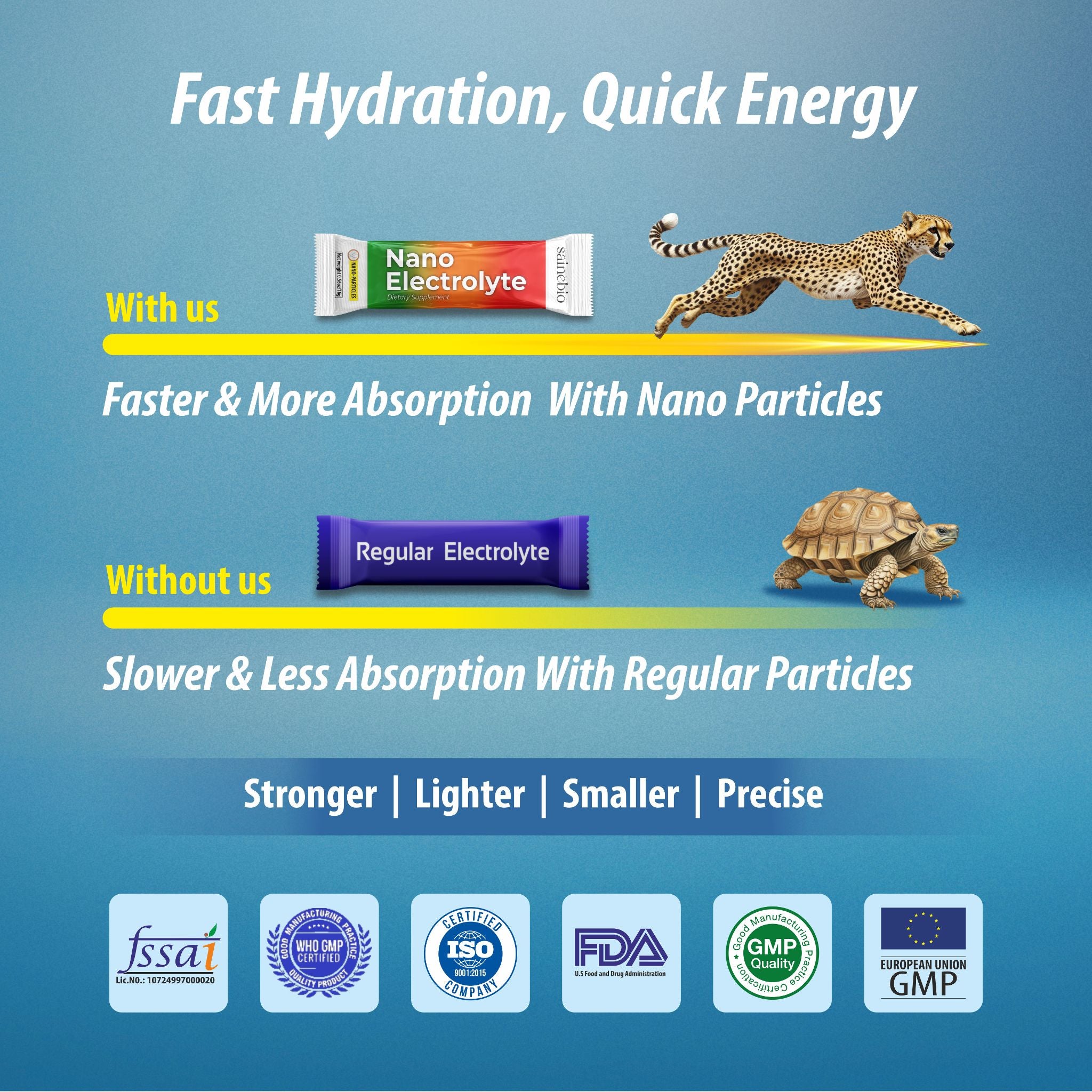 Sainebio Nano Electrolyte Powder Mix Flavour