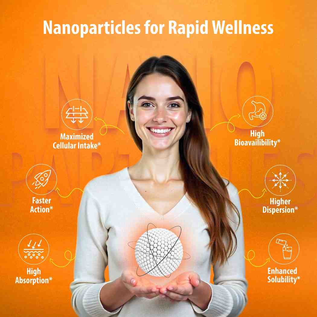 Sainebio Nano Electrolyte Powder | 18 Sachets | Potassium, Vitamin C, B-Complex | Hydration, Energy, Recovery & Immunity Support (18 Sachet, Tangy Orange)
