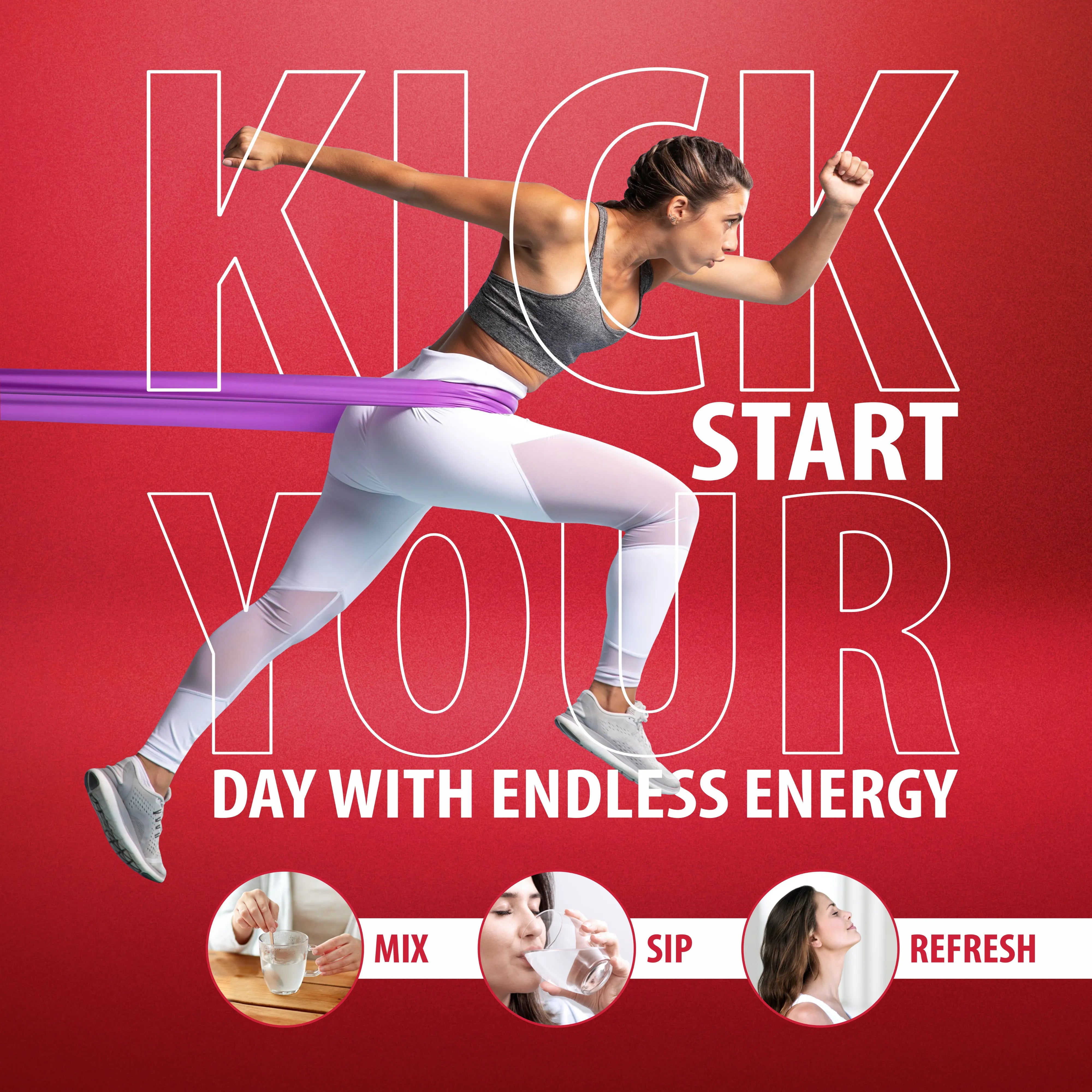 Sainebio Nano Electrolyte Powder Strawberry Flavour