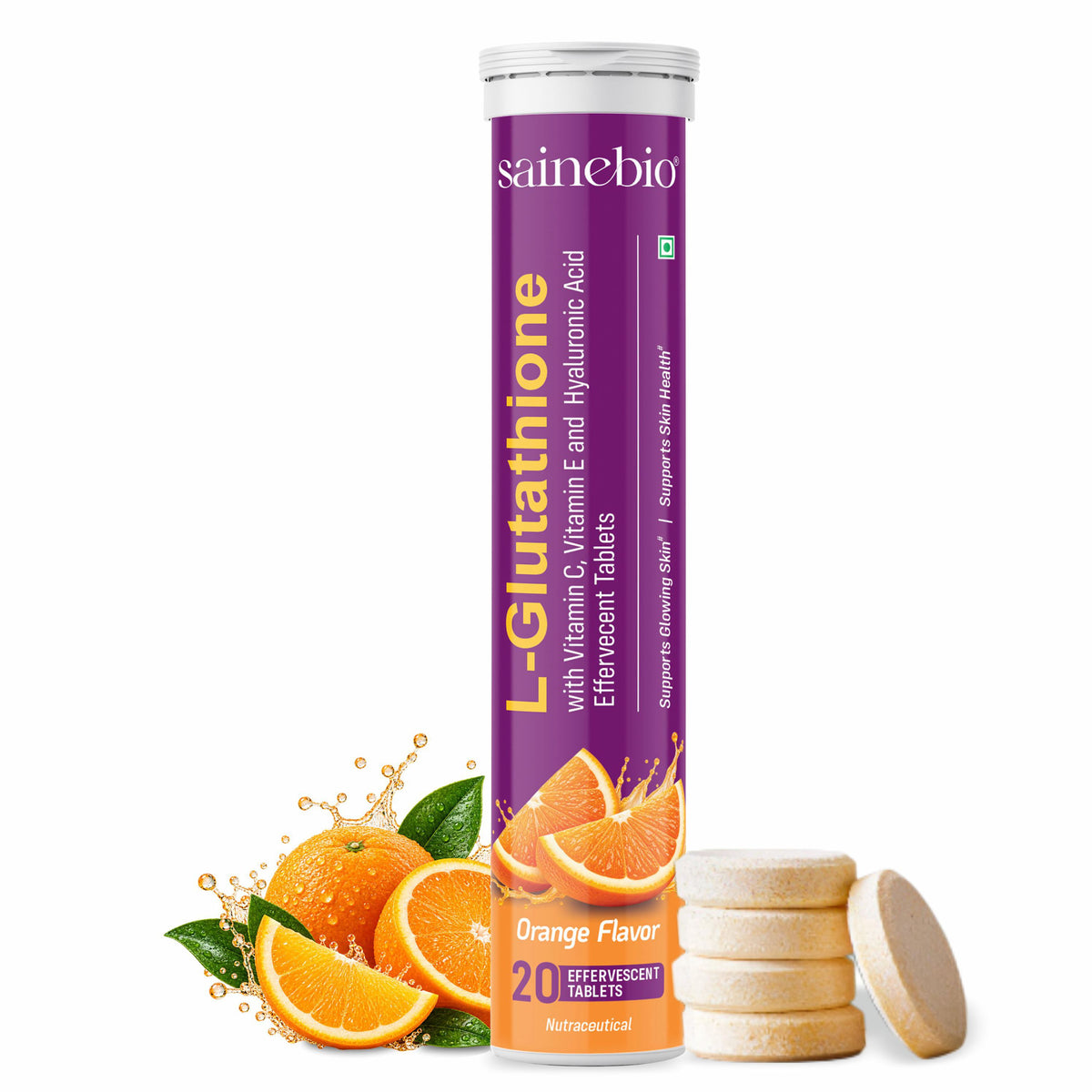 Sainebio L-Glutathione Effervescent 20 Tablets