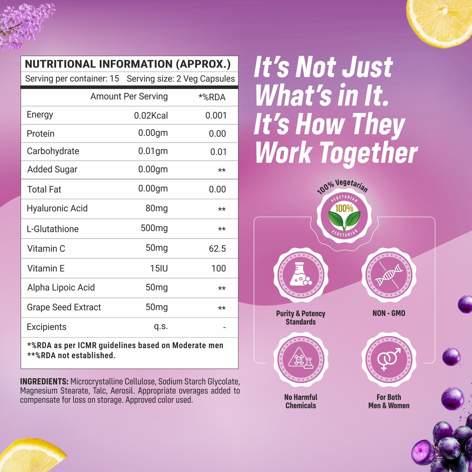 Sainebio L-Glutathione 500 mg