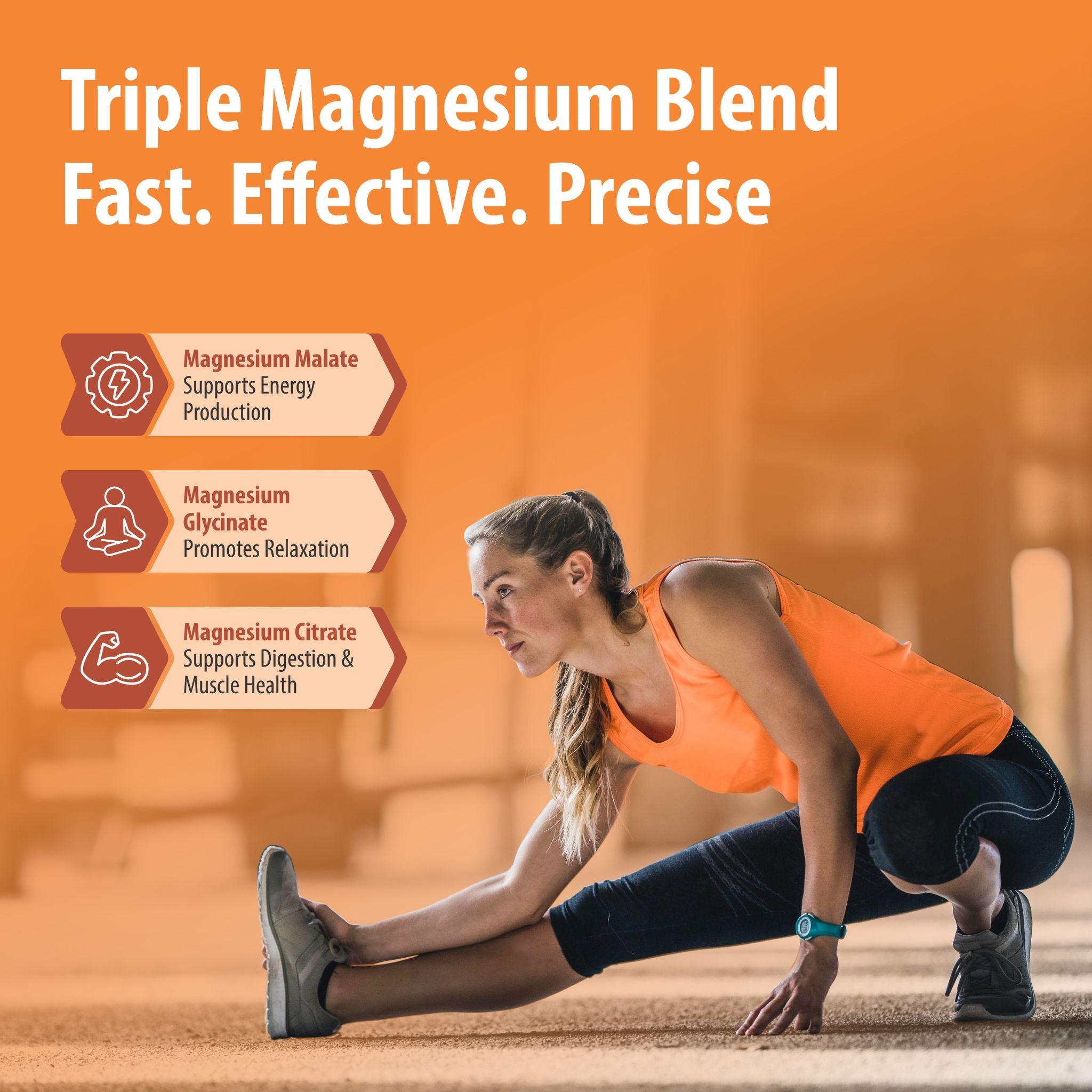Sainebio Nano Magnesium Powder Tangy Orange Flavour