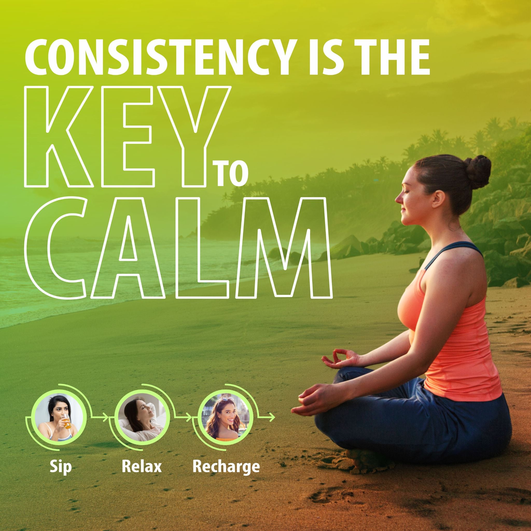 Sainebio Nano Magnesium Powder Lemon Lime Flavour