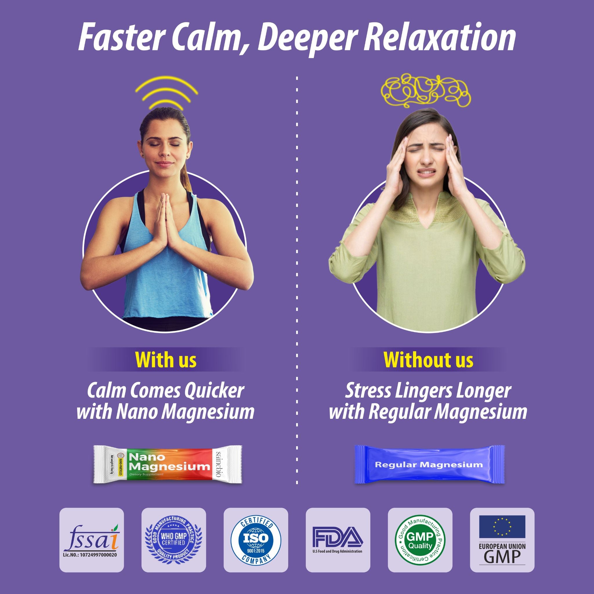 Sainebio Nano Magnesium Powder Mix Flavour