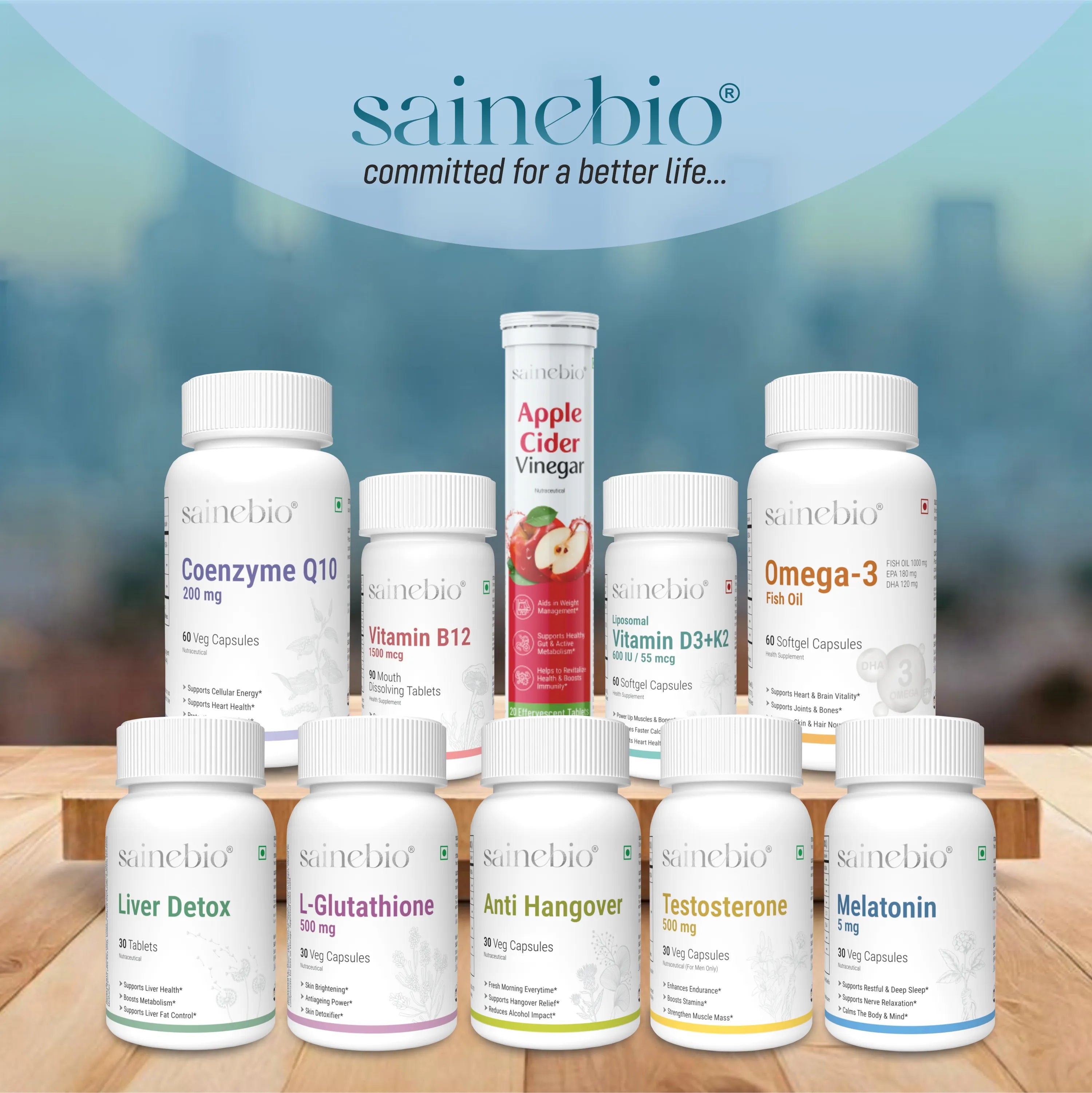 Sainebio Melatonin 5mg Sleep Support - With Ashwagandha, L-Theanine, Valerian Root ( Tagar ), Chamomile, L Threonine & Herbal Extracts | Natural Sleep Aid for Deep, Restful Recovery | Promotes Deep Sleep 30 Capsules - Pack Of 1