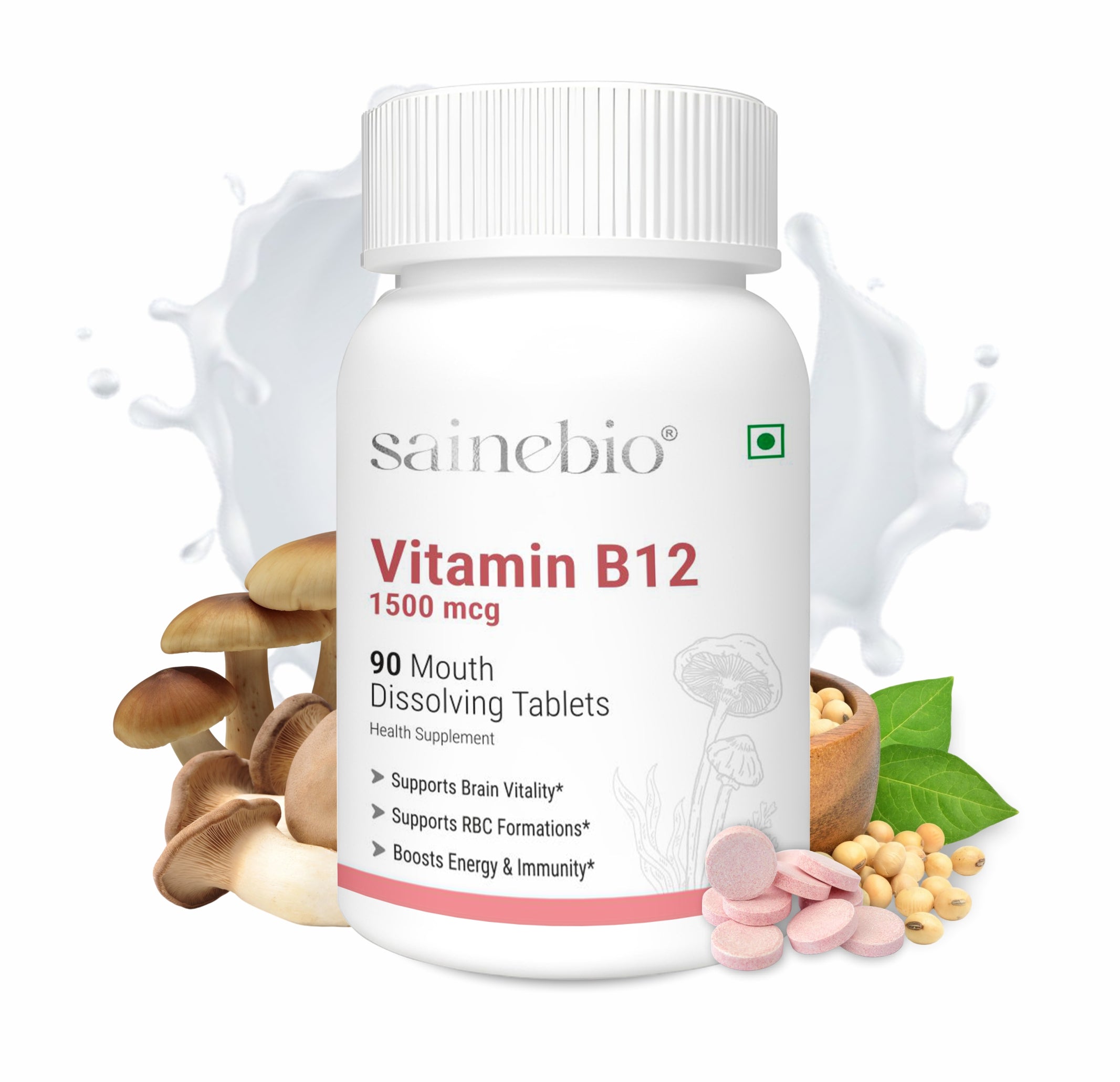 Saineibio Vitamin B12 - Daily Nutritional Support